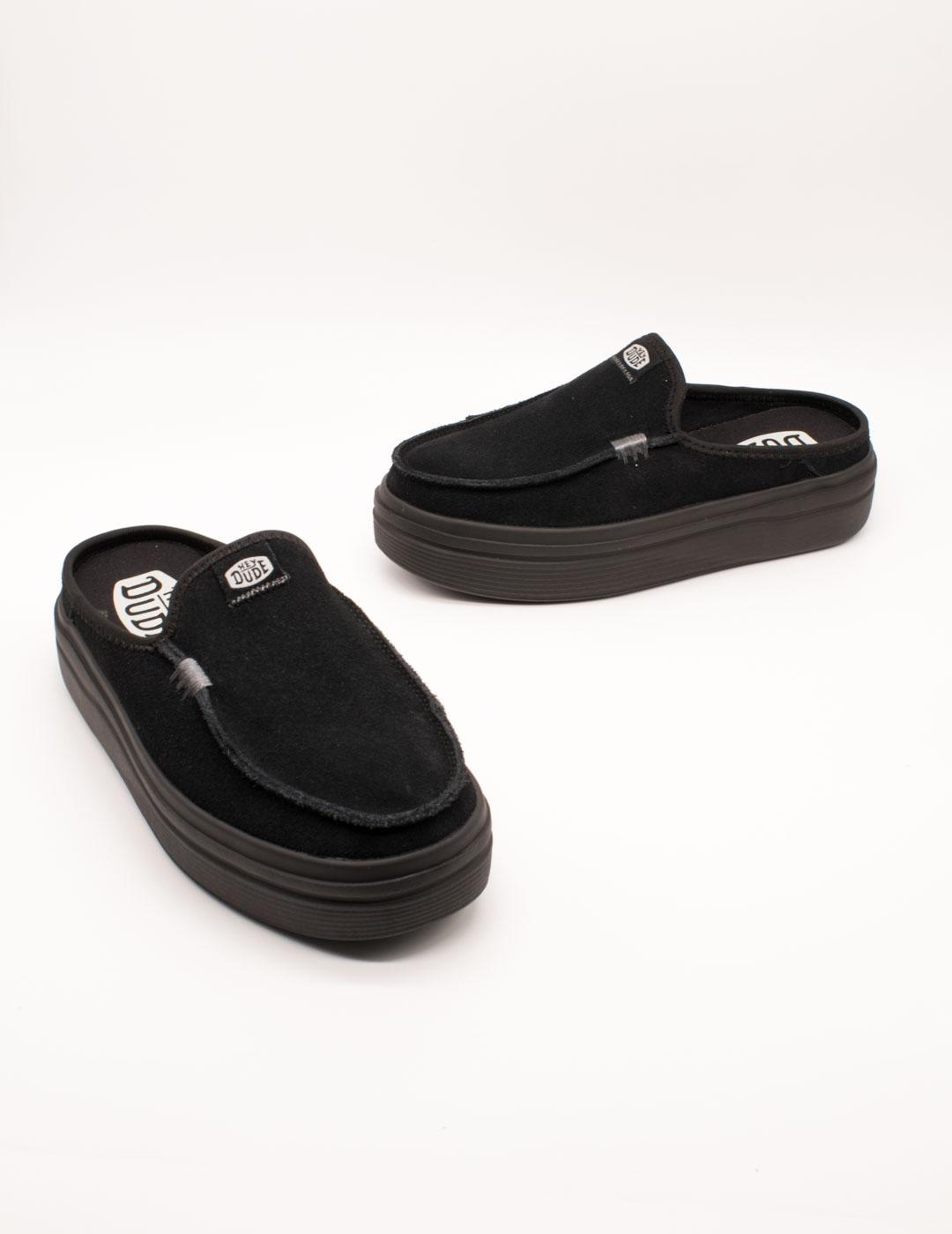 Zapato Hey Dude Austin Lift Classic Black de Mujer