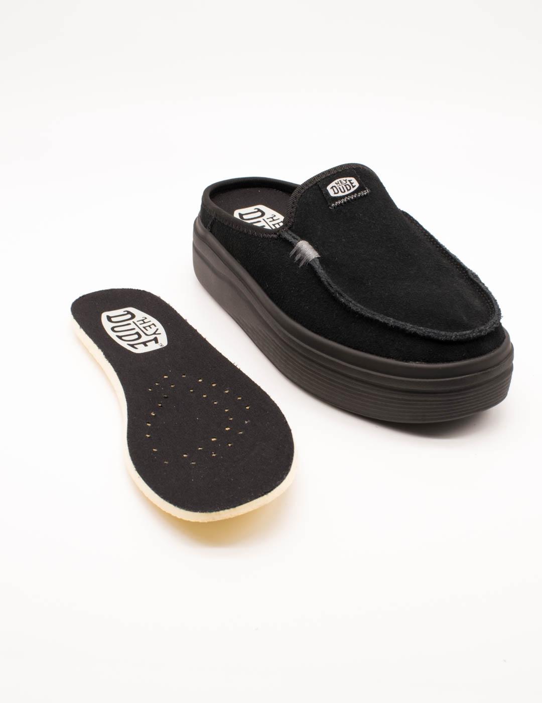 Zapato Hey Dude Austin Lift Classic Black de Mujer