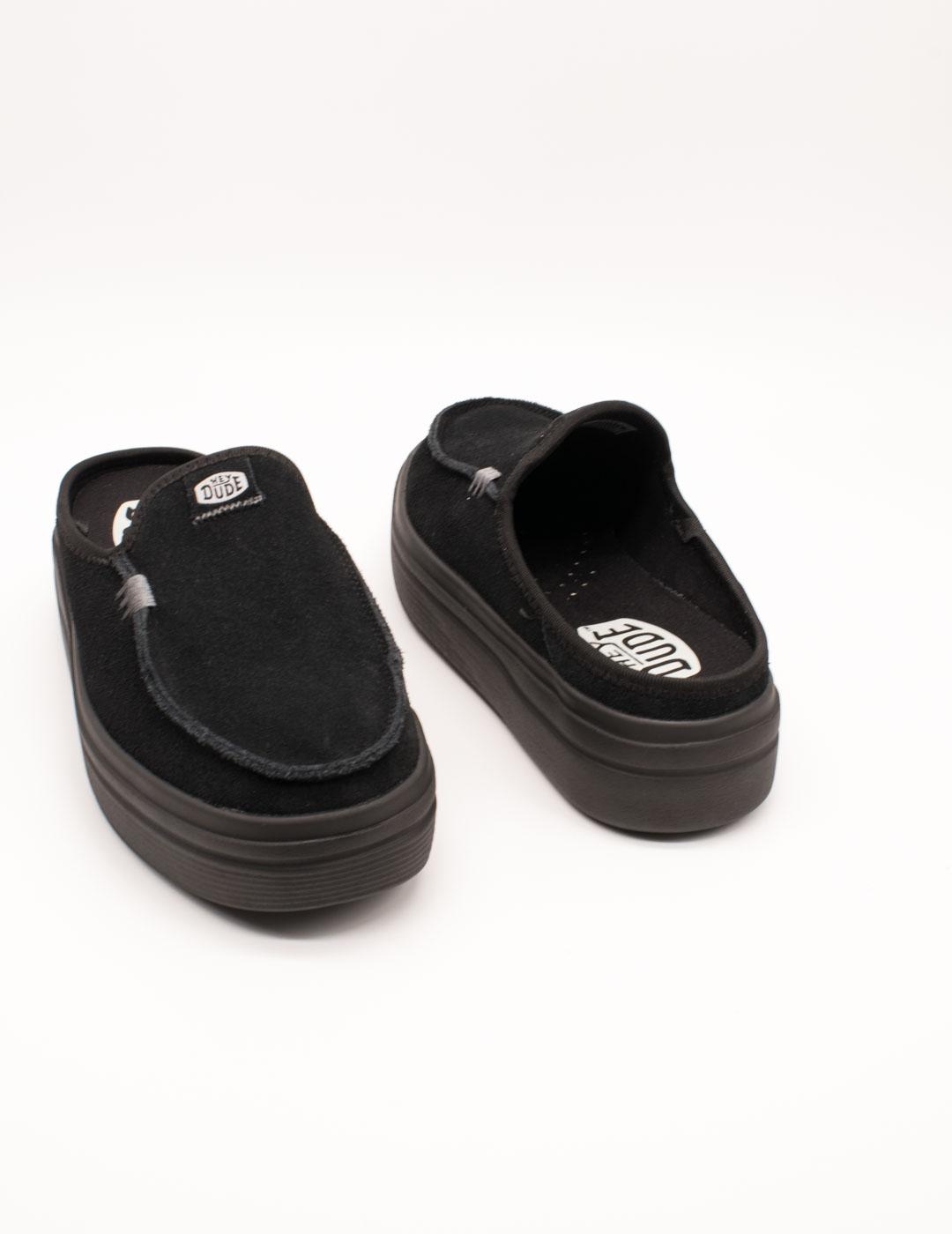 Zapato Hey Dude Austin Lift Classic Black de Mujer