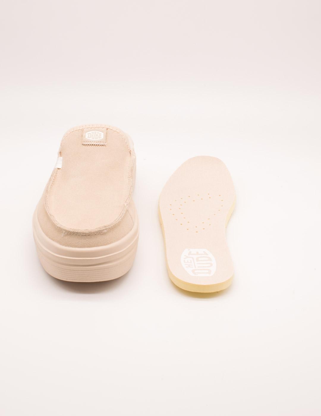 Zapato Hey Dude Austin Lift Classic Blush de Mujer