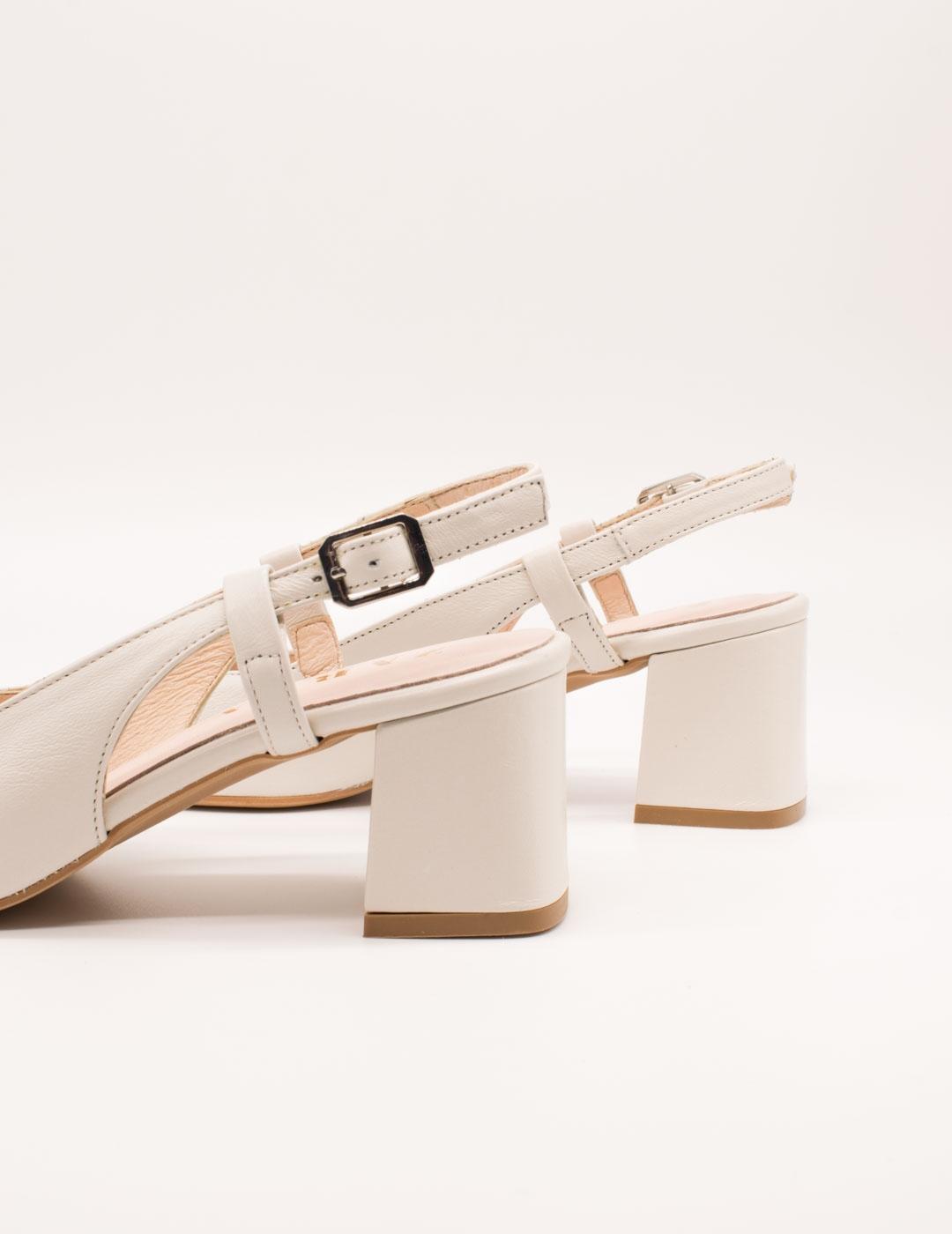 Zapato Zabba 7129 Folk Blanco de Mujer