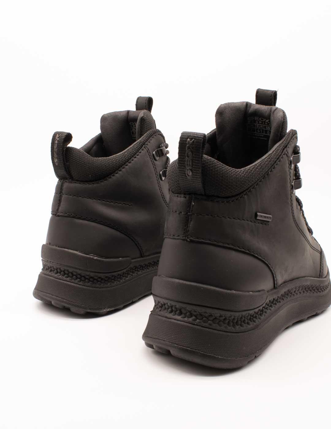 Botín Geox U46HMA 0FFBC C9999 Spherica Black de Hombre