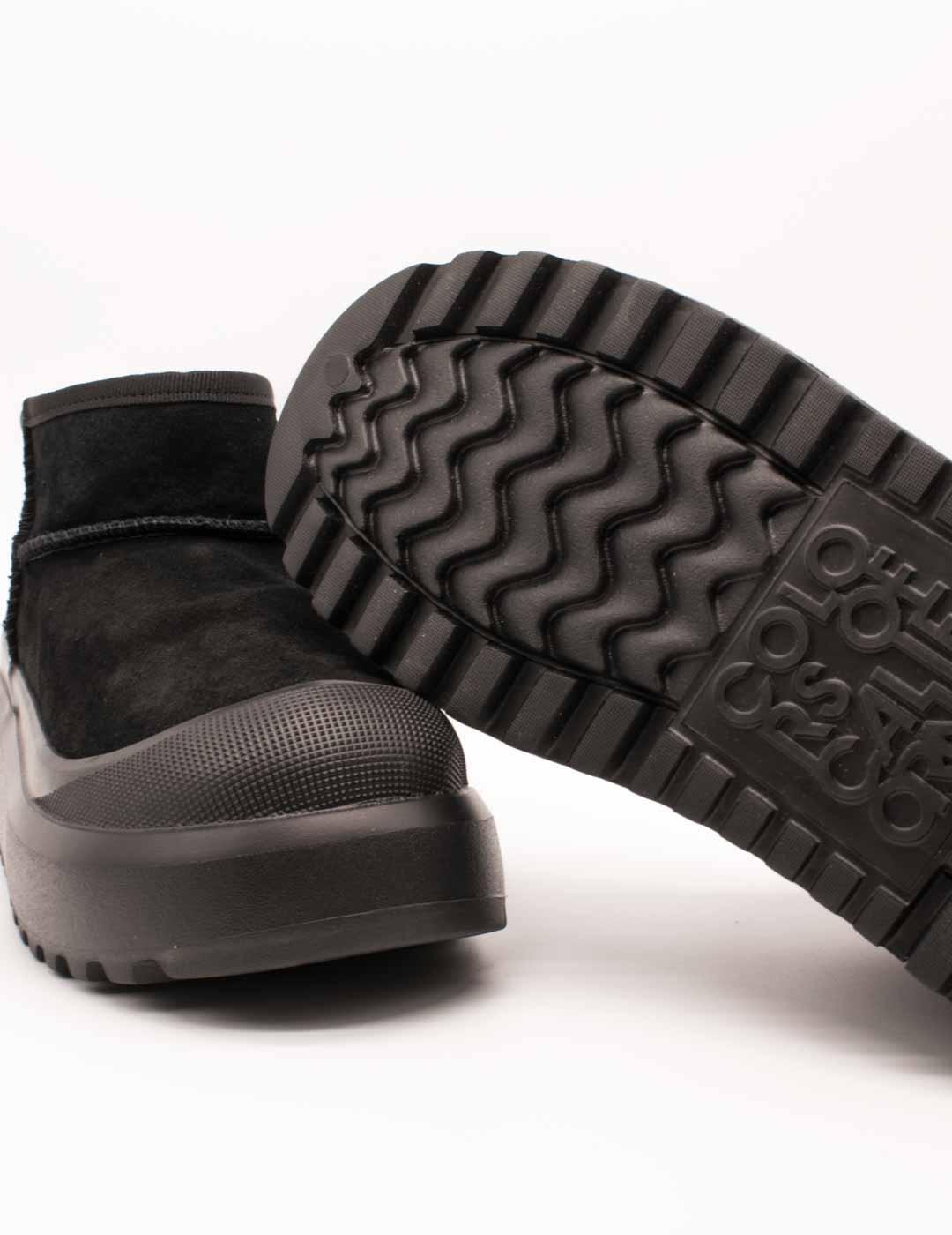 Botín Colors Of California HOODY01 BKBK de Mujer