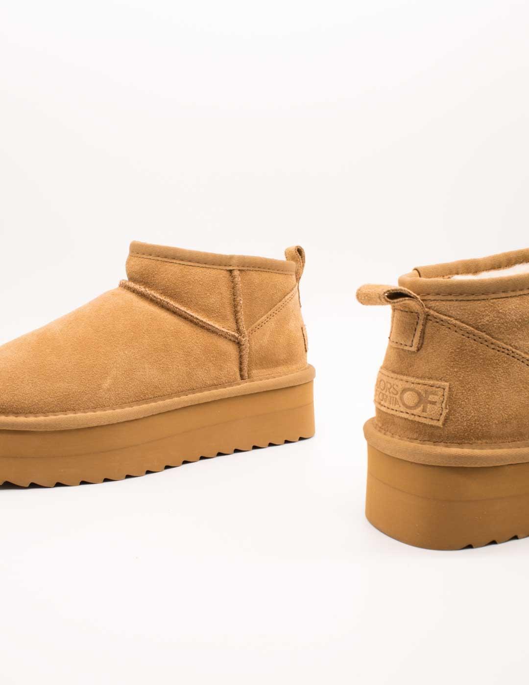 Botín Colors Of California YWPLA01 TAN 12W41