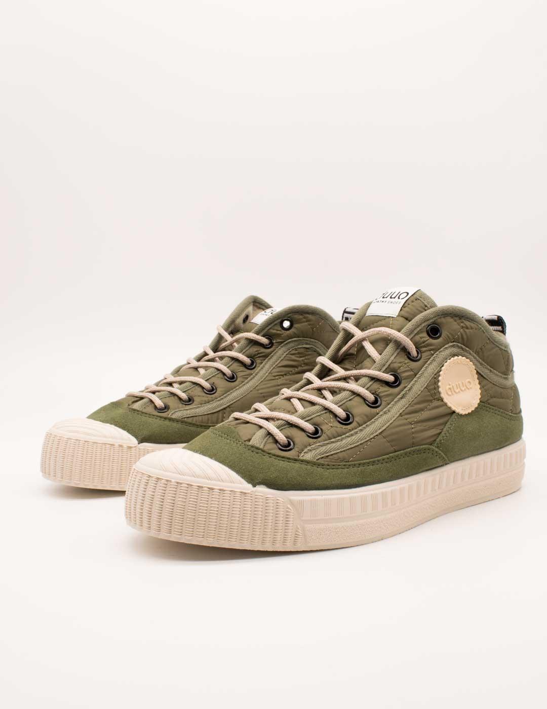 Deportivo Duuo Col Cover Puffy Verde de Hombre