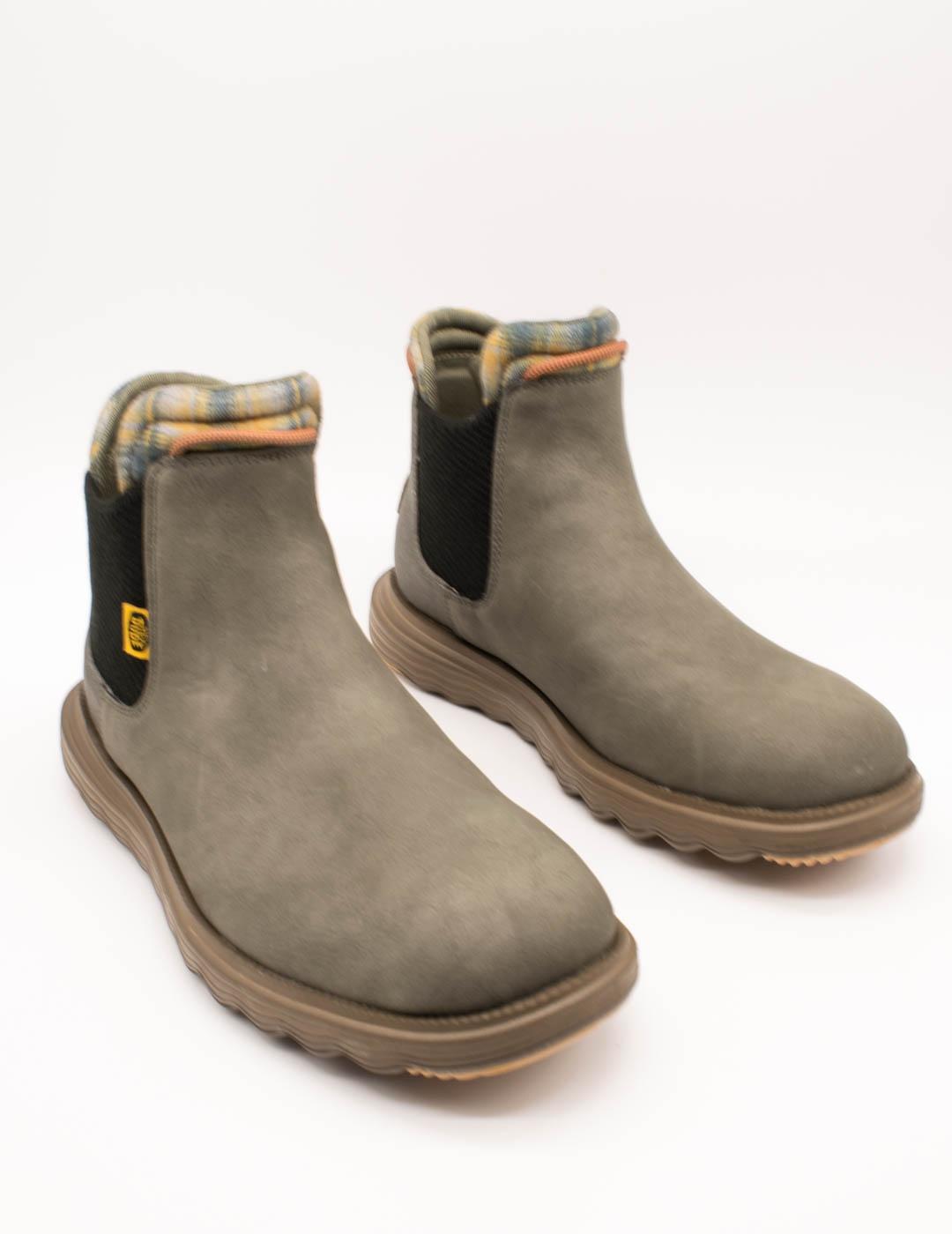 Botín Hey Dude HD42065 Branson Olive de Hombre