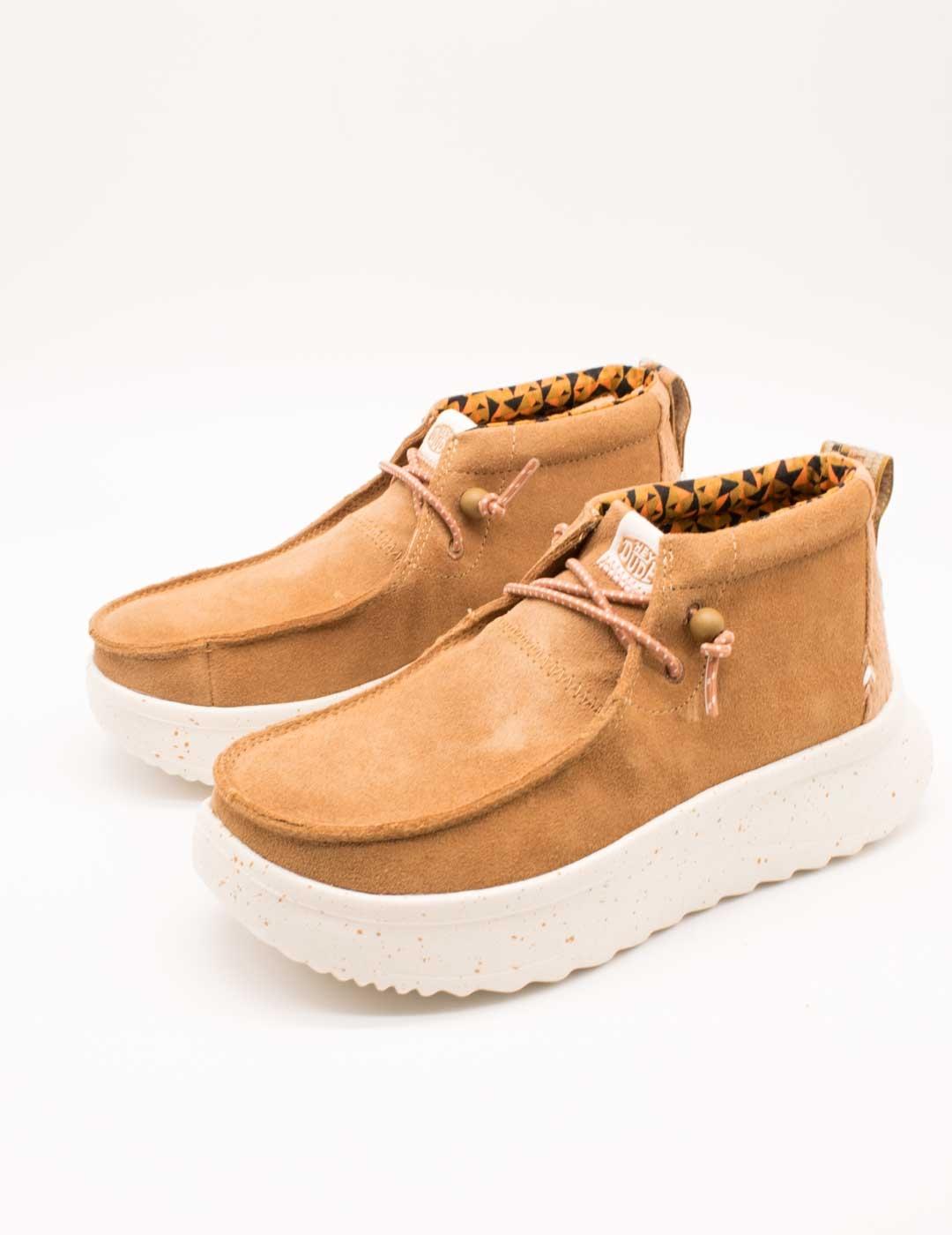 Botín Hey Dude HD41951 Wendy Peak Chestnut de Mujer