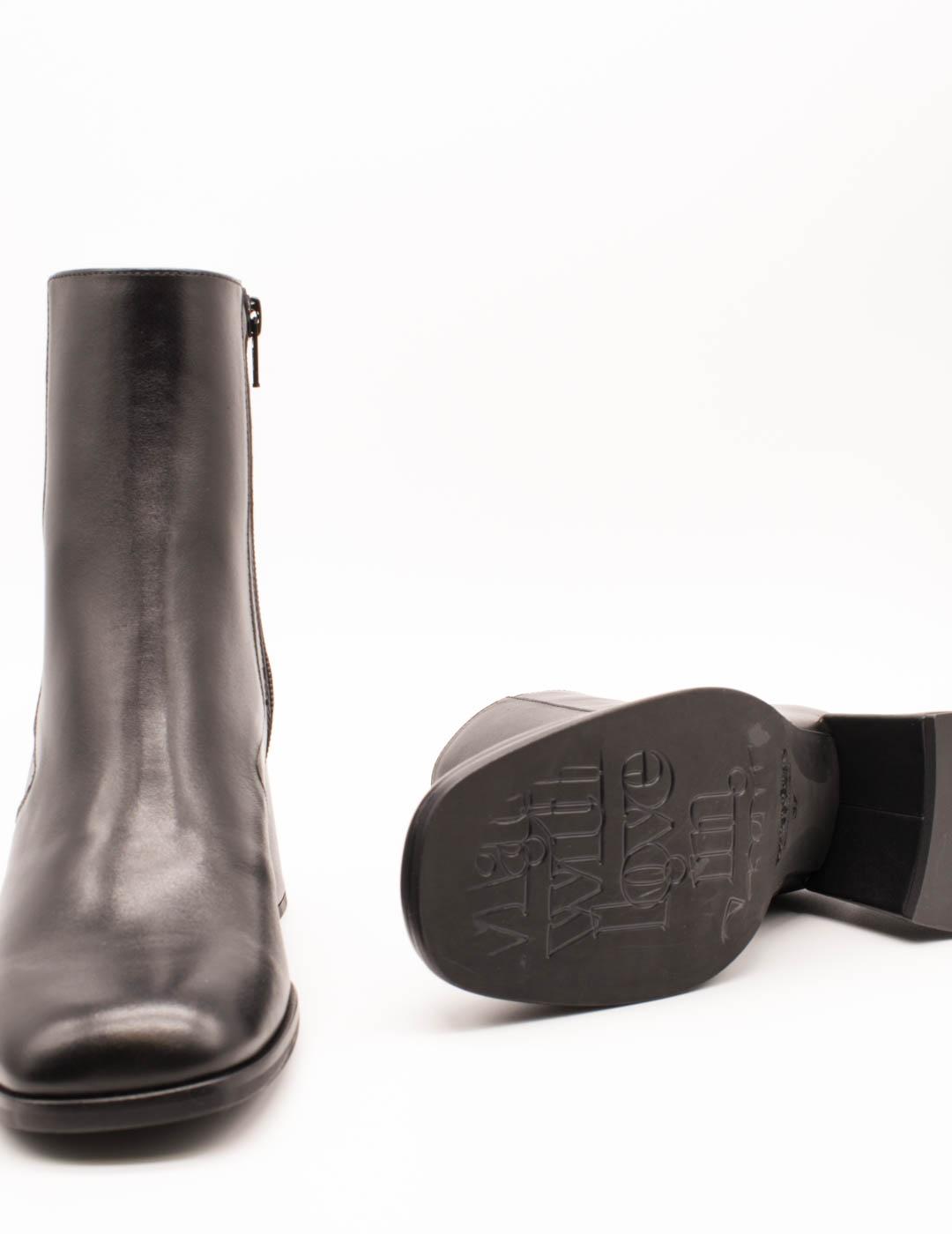 Botín Wonders E-6405 Iseo Negro de Mujer