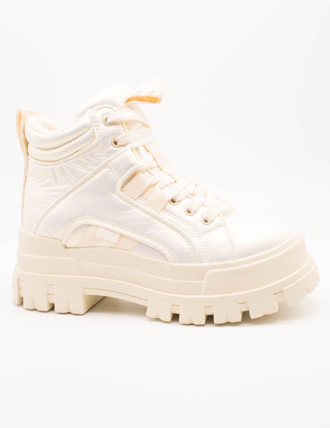 Botín Buffalo B240001622500 Aspha White de Mujer