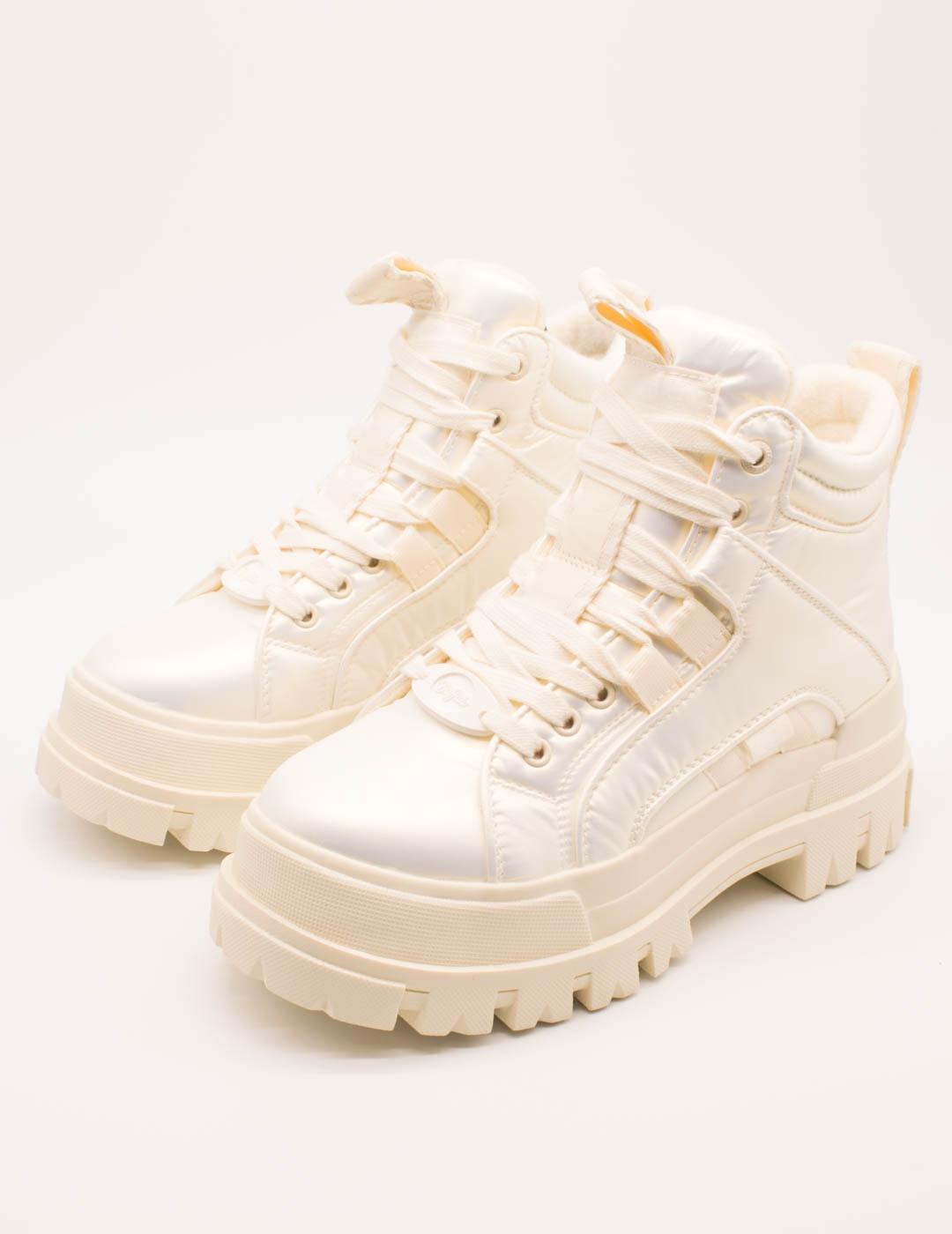 Botín Buffalo B240001622500 Aspha White de Mujer