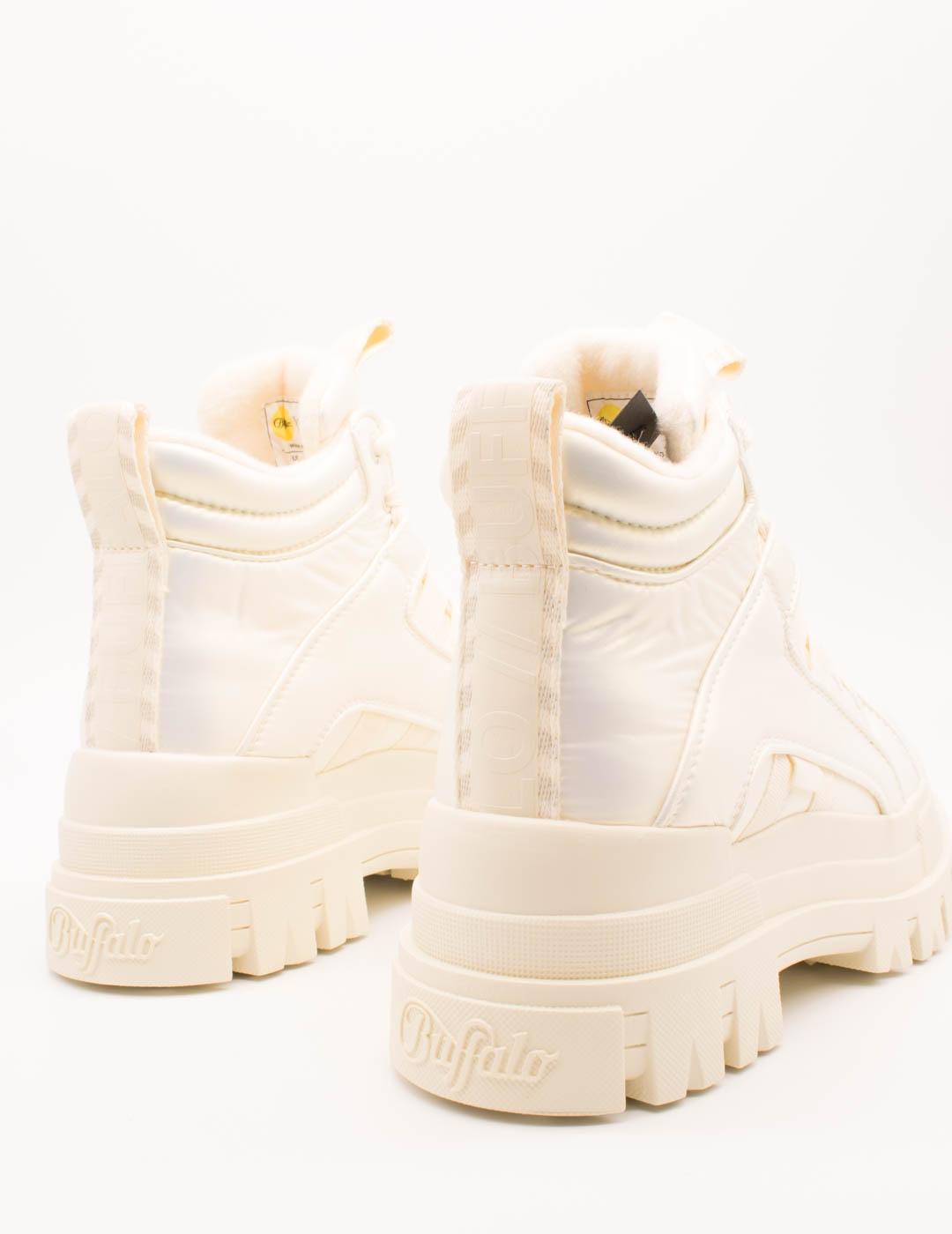 Botín Buffalo B240001622500 Aspha White de Mujer