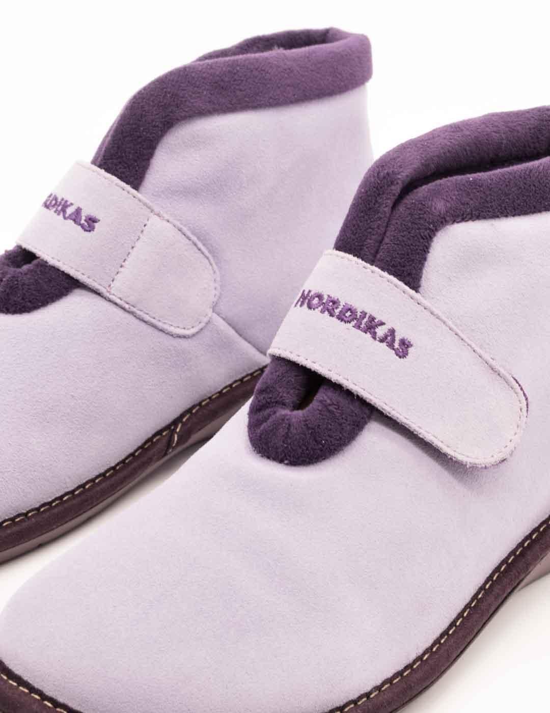Zapatilla Nordikas 280/4 Afelpado Lila de Mujer