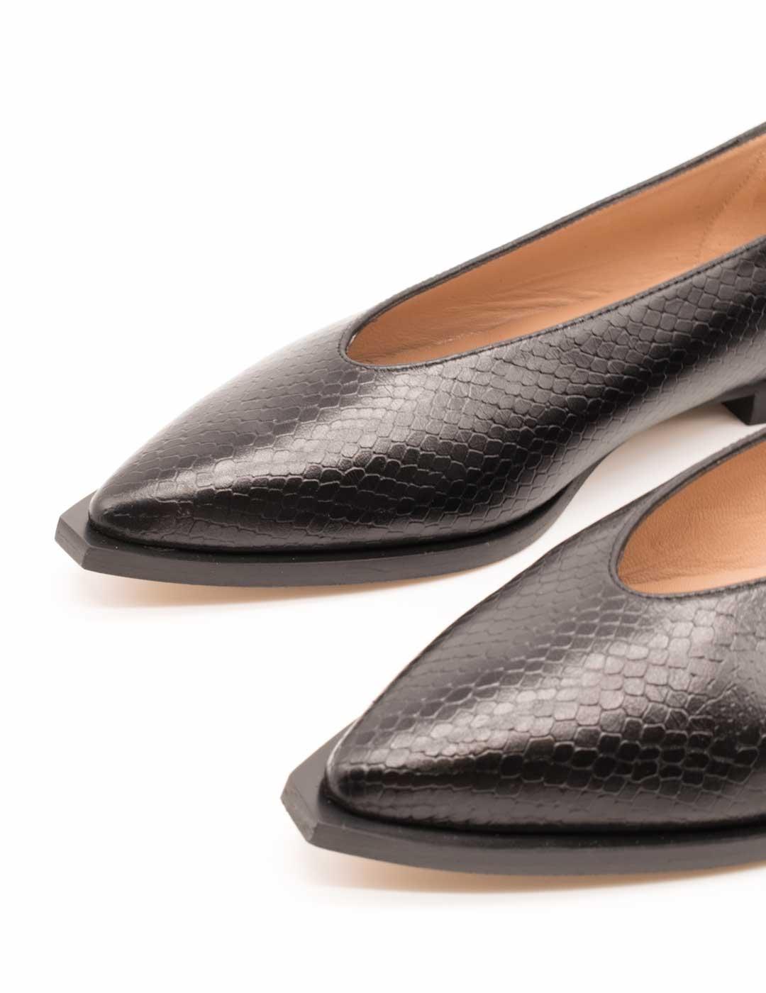 Bailarina Miuxa Jig Cawboy Black de Mujer