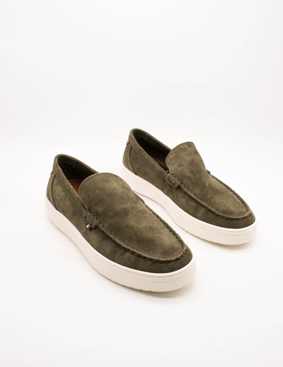 Zapato Tommy Hilfiger FM05354 Army Green de Hombre