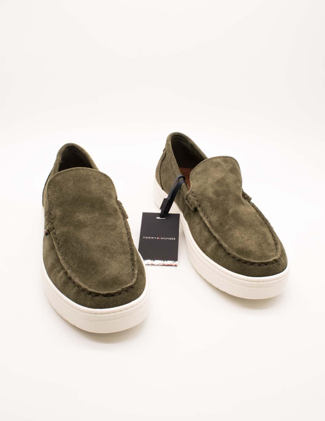 Zapato Tommy Hilfiger FM05354-RBN Army Green de Hombre