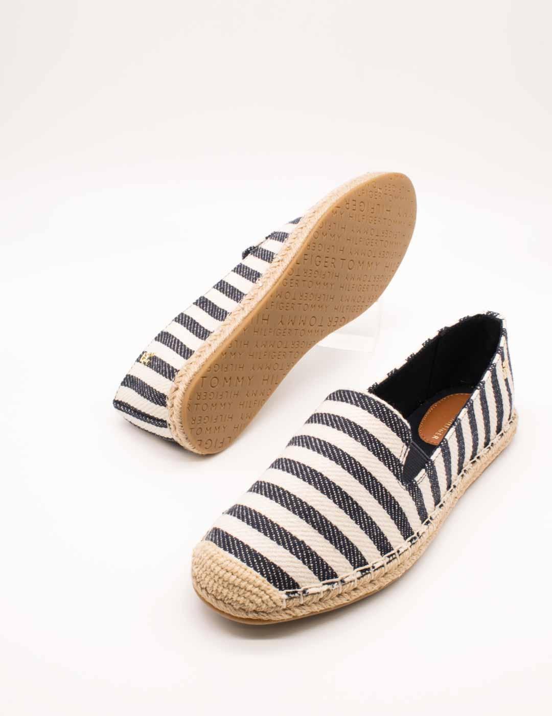 Alpargata Tommy Hilfiger FW08653-0GZ Space Blue de Mujer