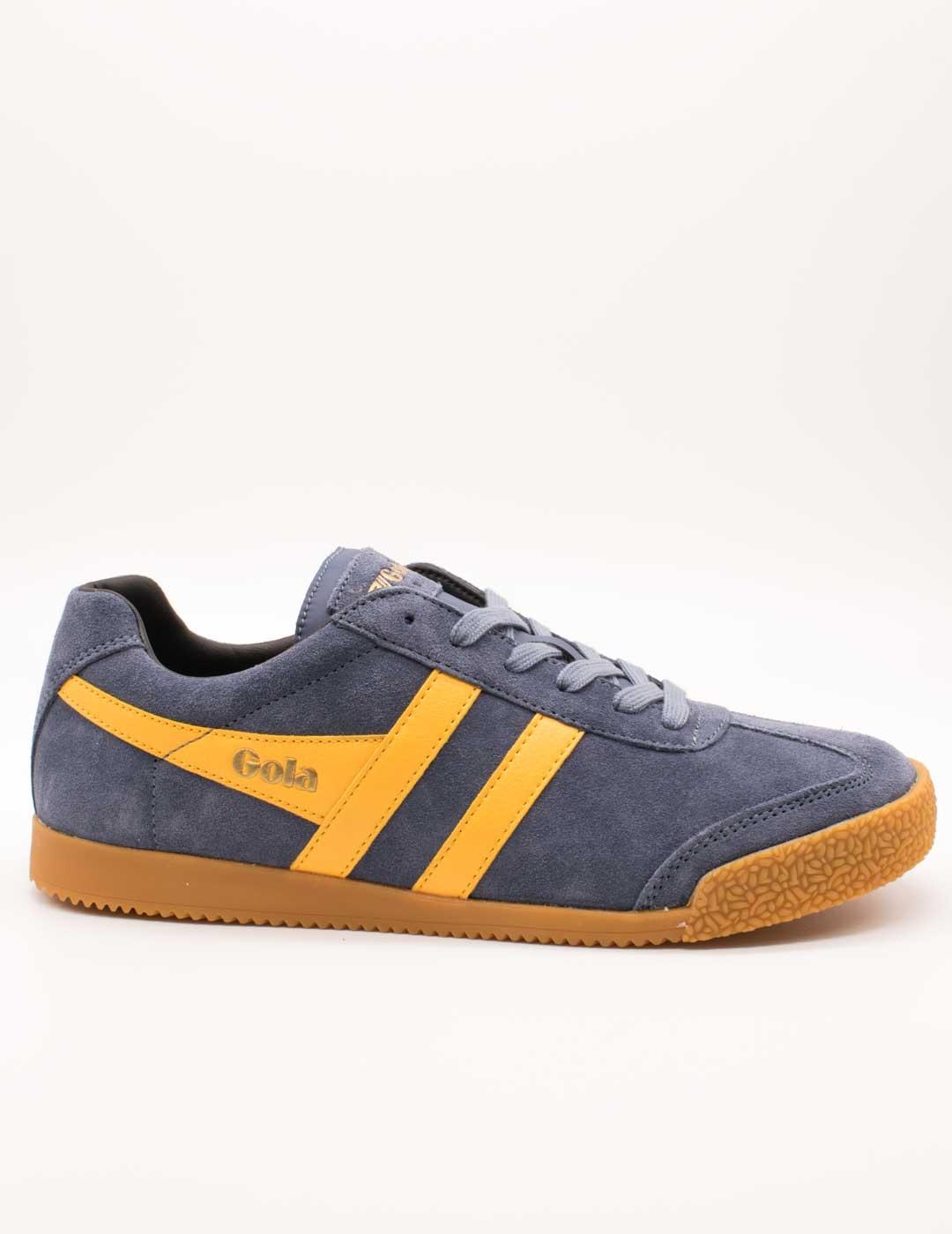 Deportivo Gola CMA192IY Harrier Suede Moonlight de Hombre