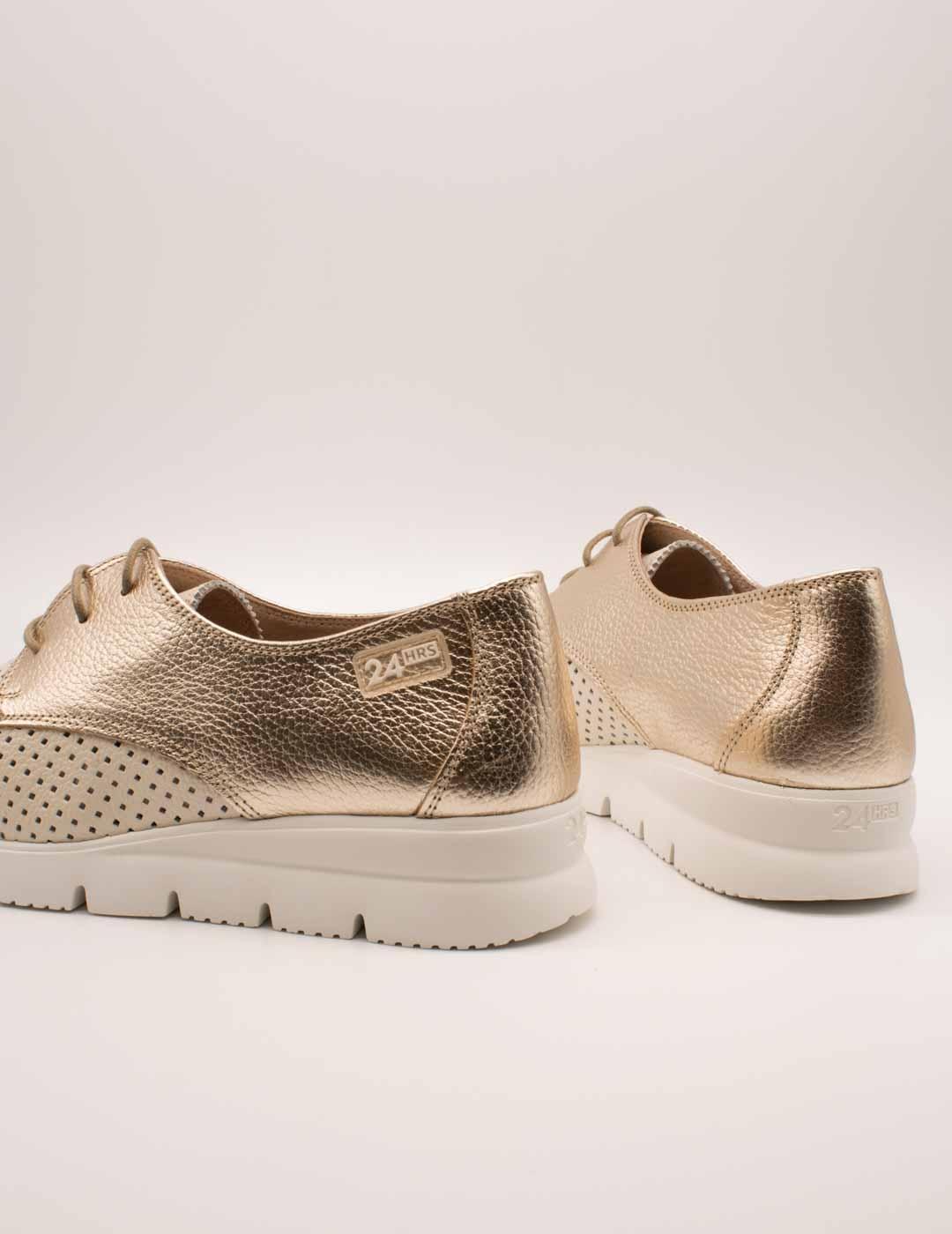 Zapato 24HRS 26430 Natura-S Lino Jazmin de Mujer