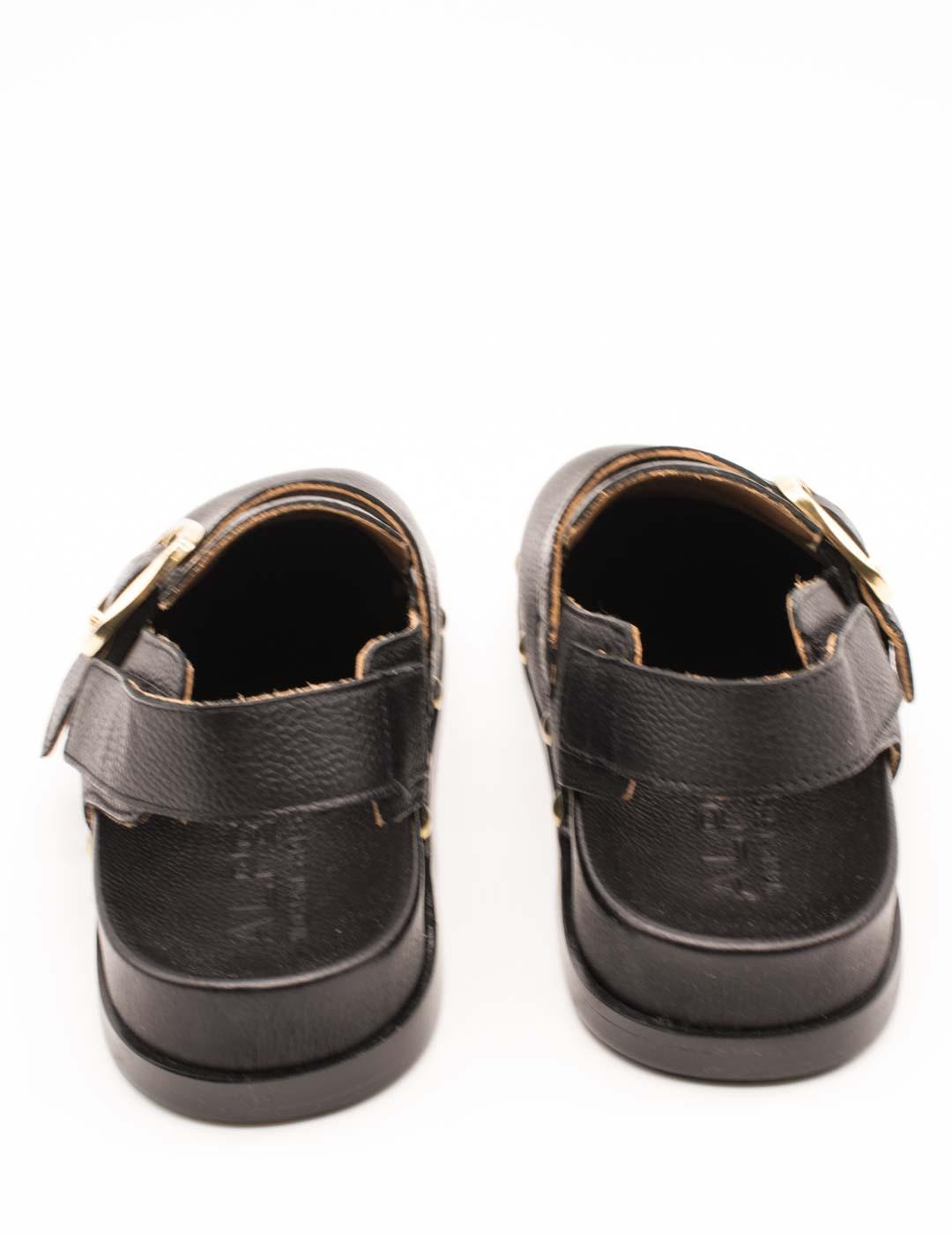 Mule Alpe 5396-23-05 Napa Mars Negro de Mujer