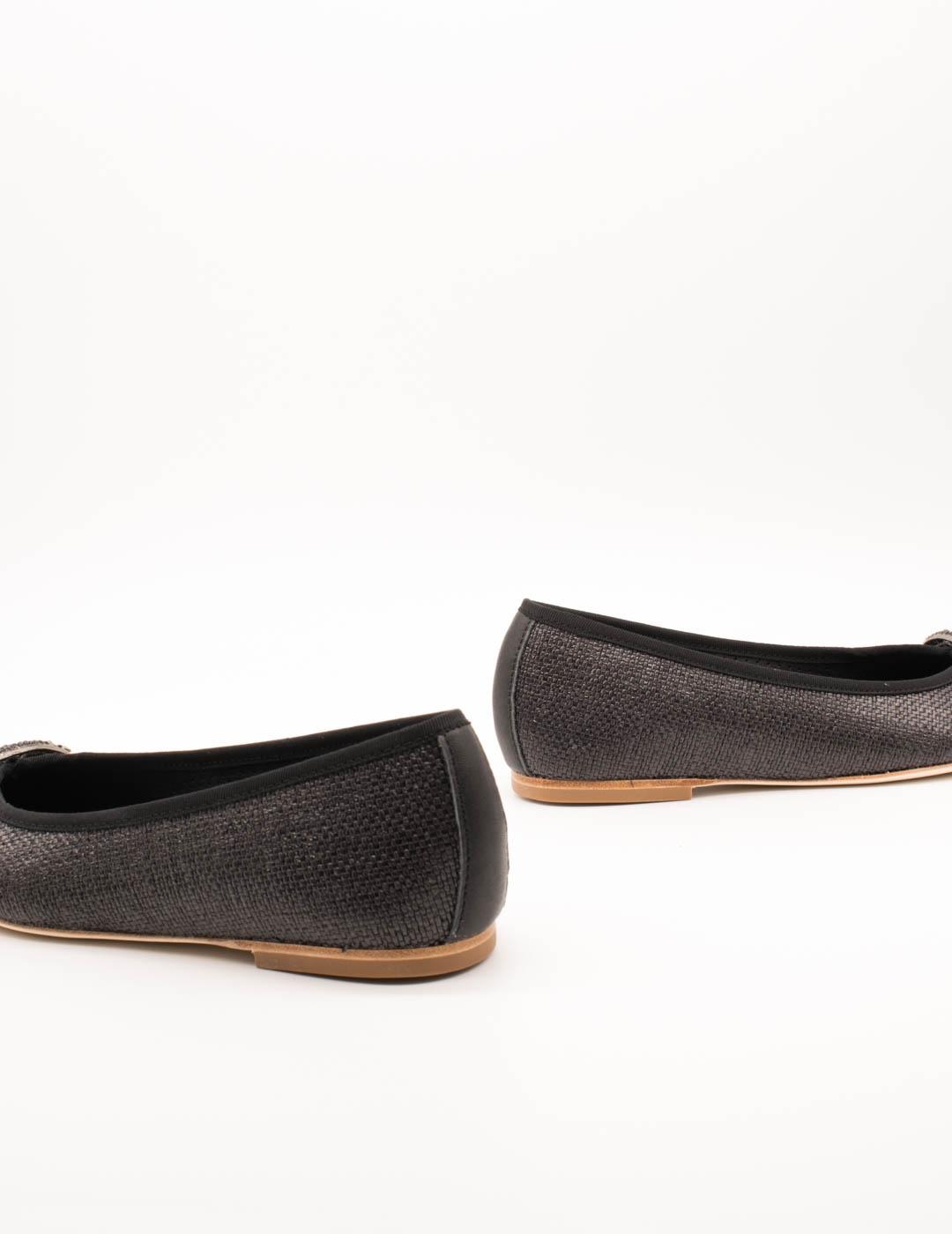 Bailarina Alpe 5417-22-05 Rafia Negro de Mujer