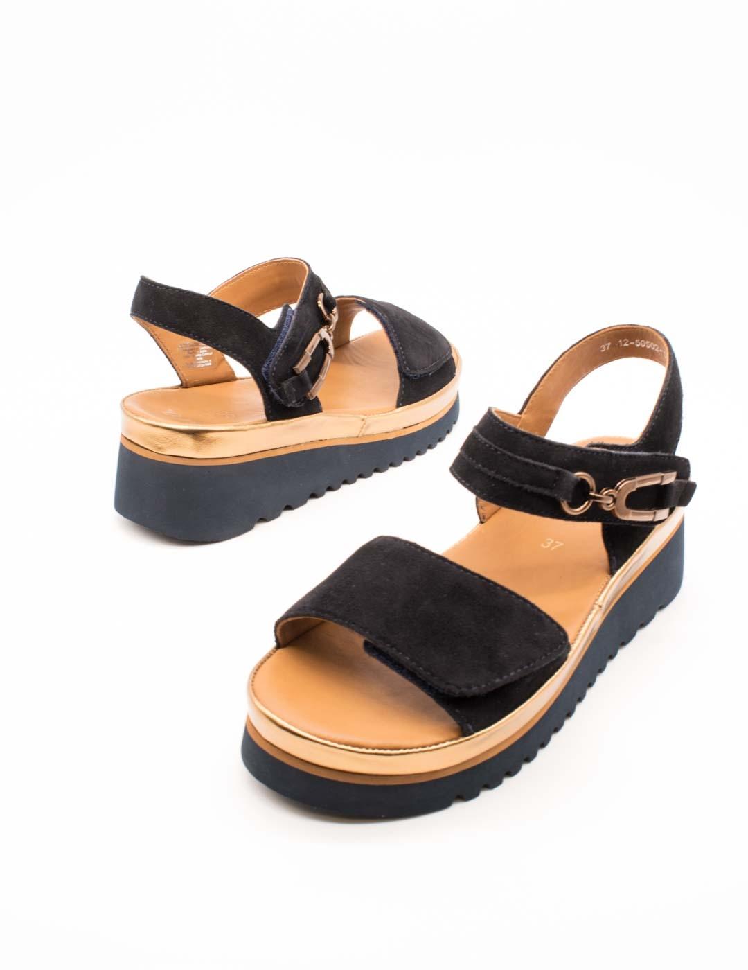 Sandalia Ara 12-50502-02 Blau Whisky de Mujer