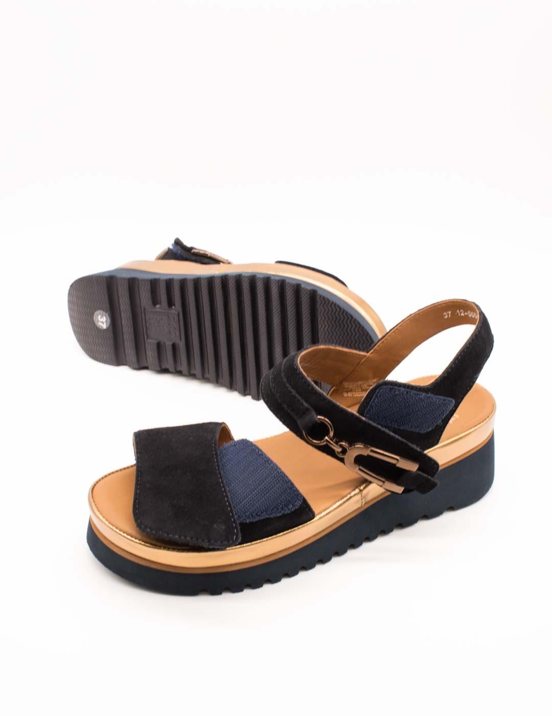 Sandalia Ara 12-50502-02 Blau Whisky de Mujer