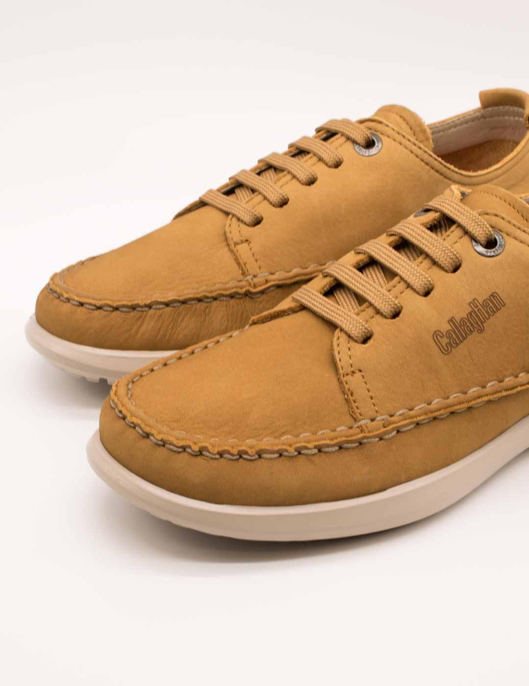 Zapato Callaghan 62200 Nobuk Soft Haya de Hombre