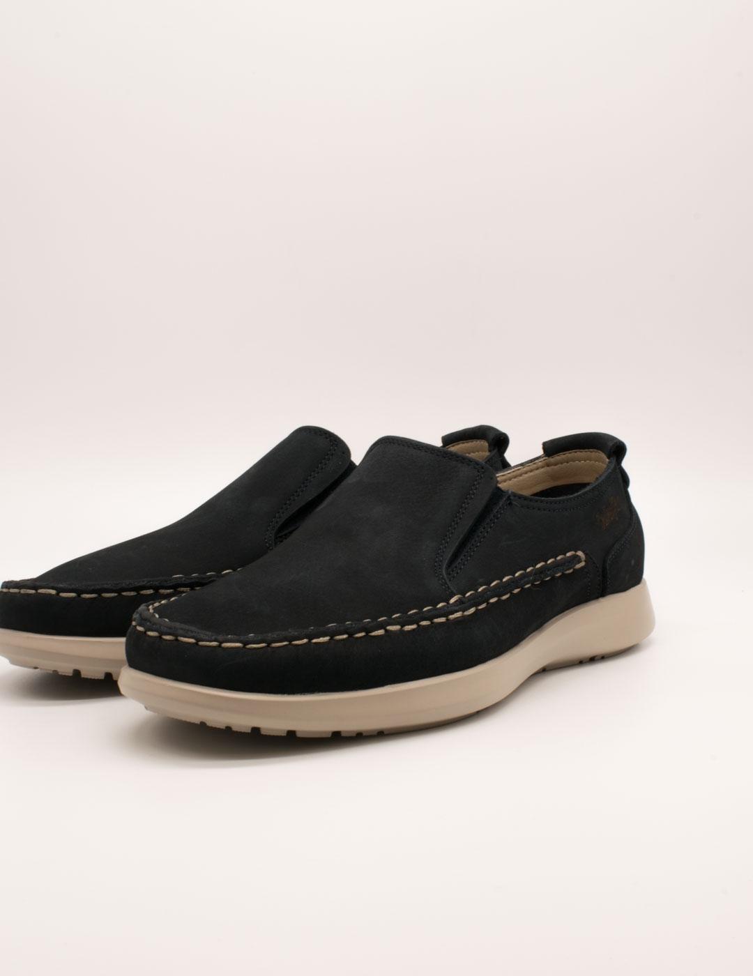 Zapato Callaghan 62201 Nobuk Soft Azul de Hombre