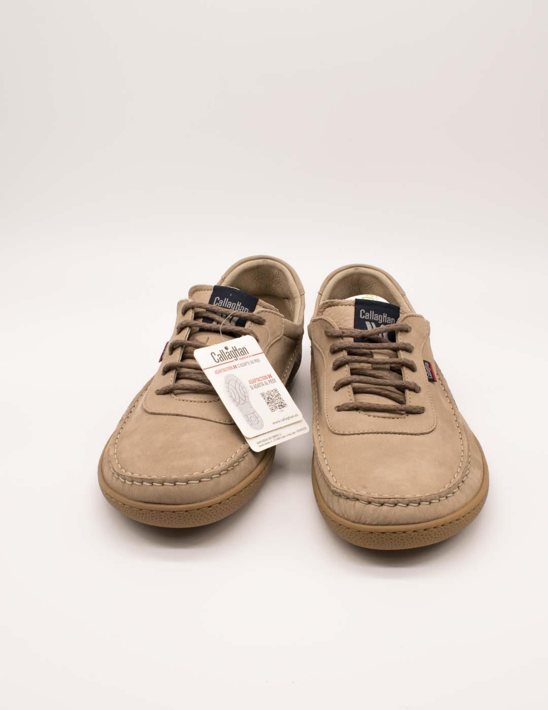 Zapato Callaghan 61903 Nobuk Soft Piedra de Hombre