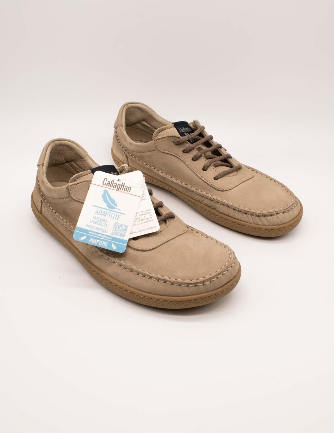 Zapato Callaghan 61903 Nobuk Soft Piedra de Hombre