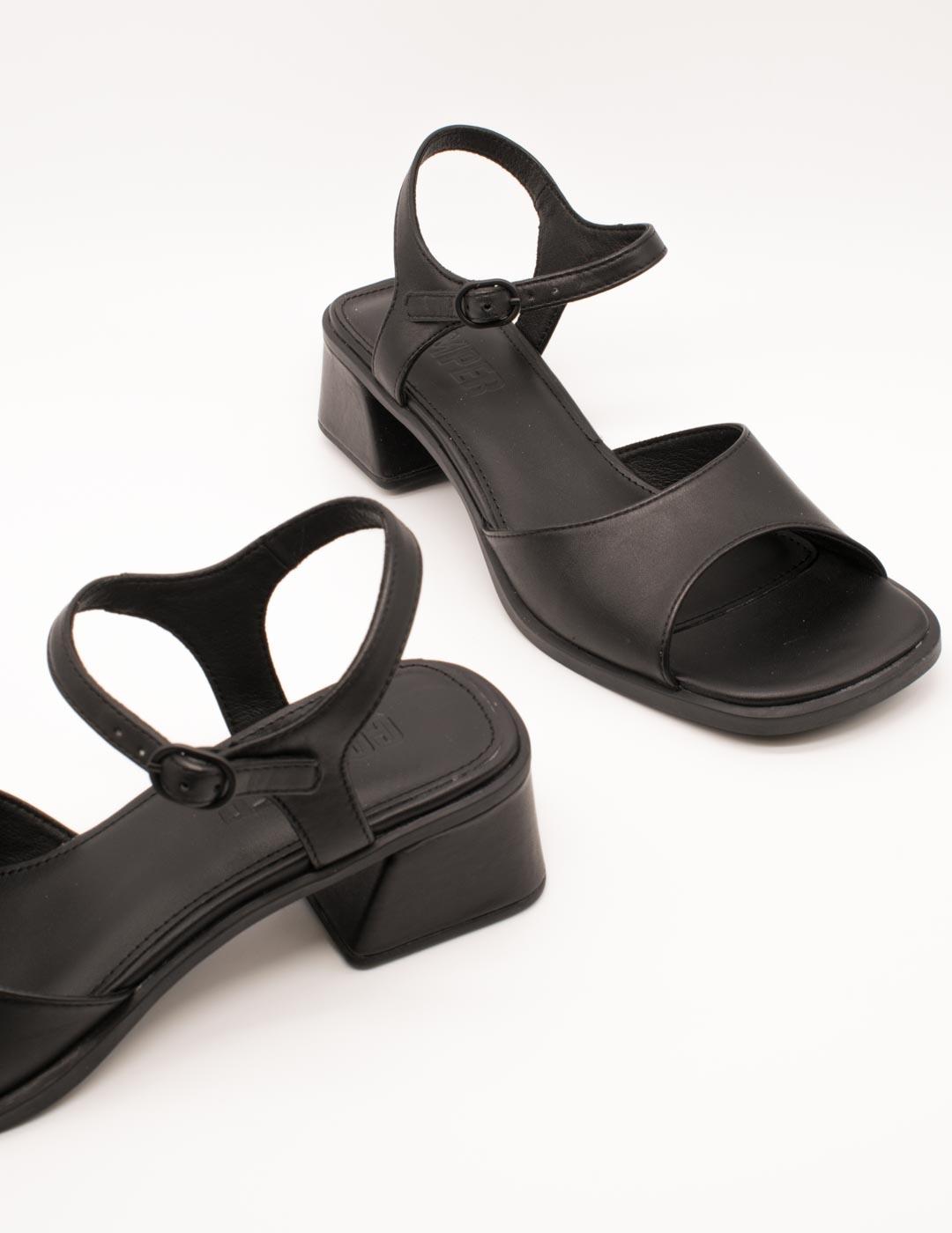 Sandalia Camper K201734-001 Kora Negro de Mujer