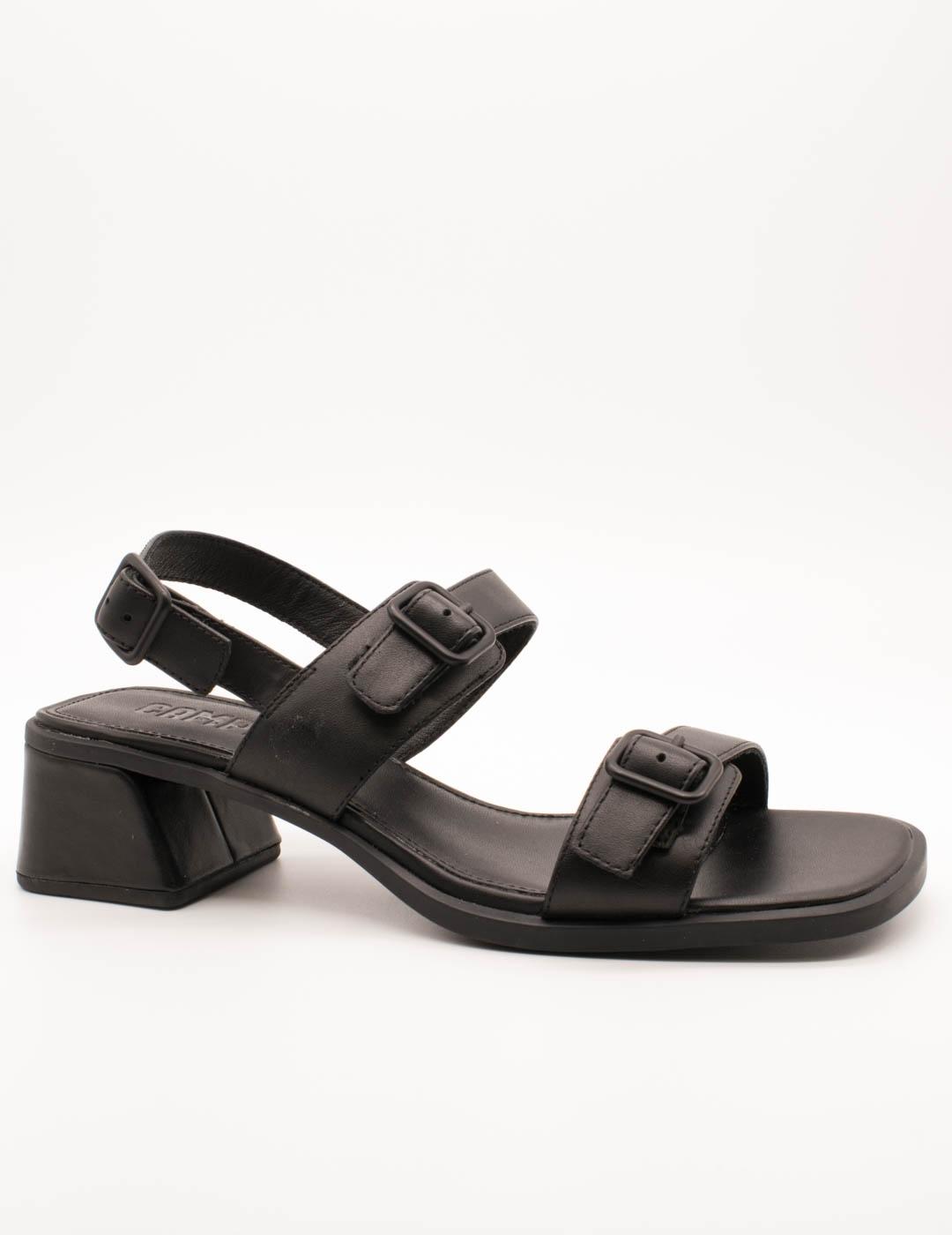 Sandalia Camper K201739-001 Kora Negro de Mujer