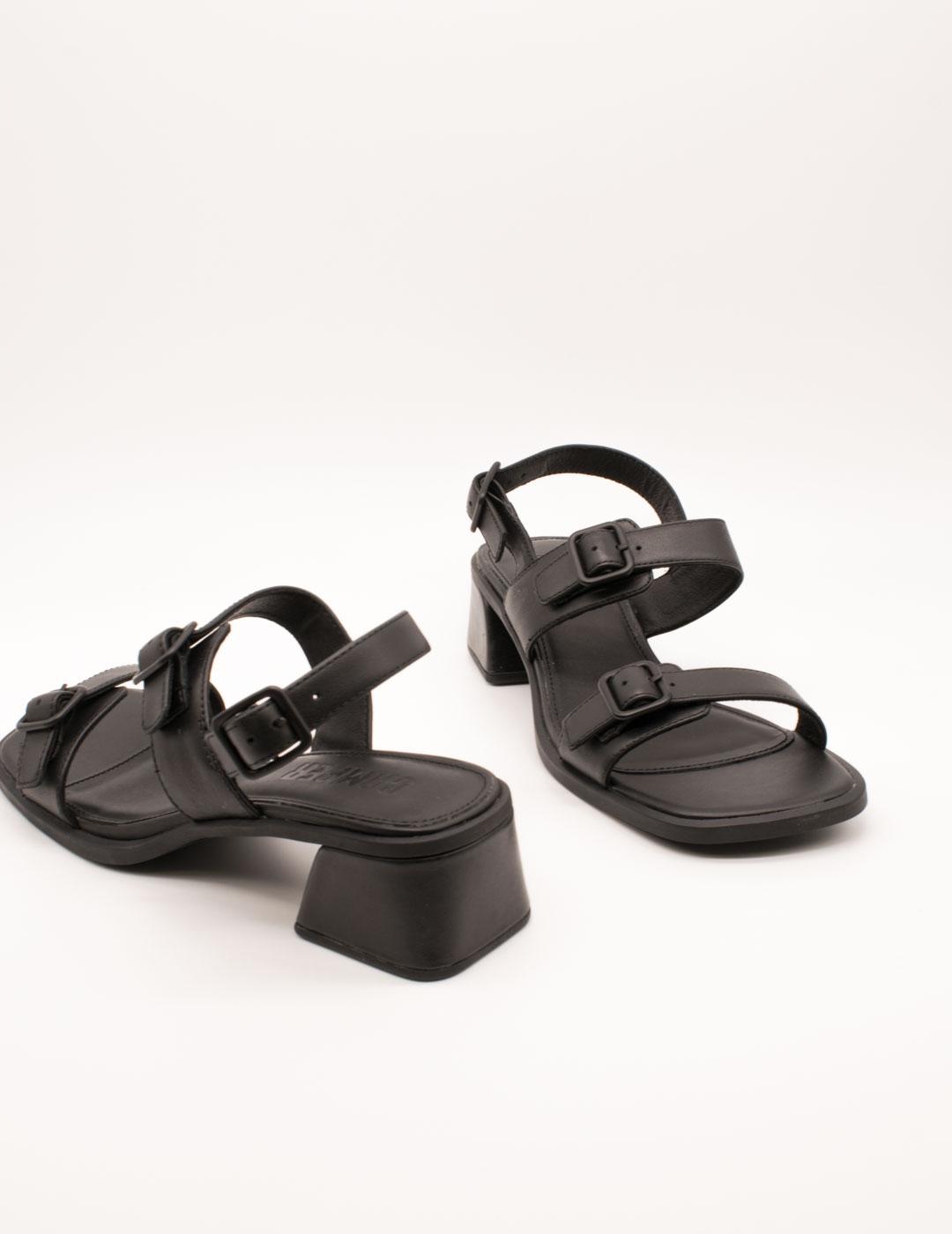 Sandalia Camper K201739-001 Kora Negro de Mujer