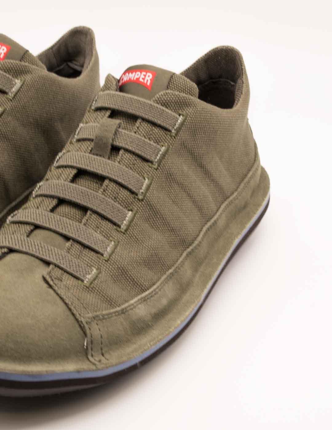 Zapato Camper 36791-076 Beetle Verde de Hombre