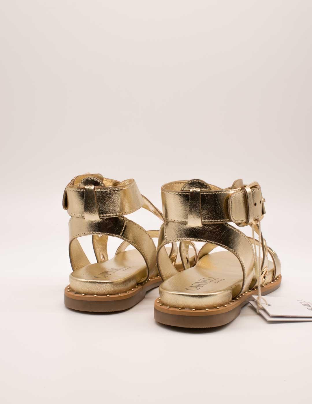 Sandalia Carmela 162389-02 Oro de Mujer