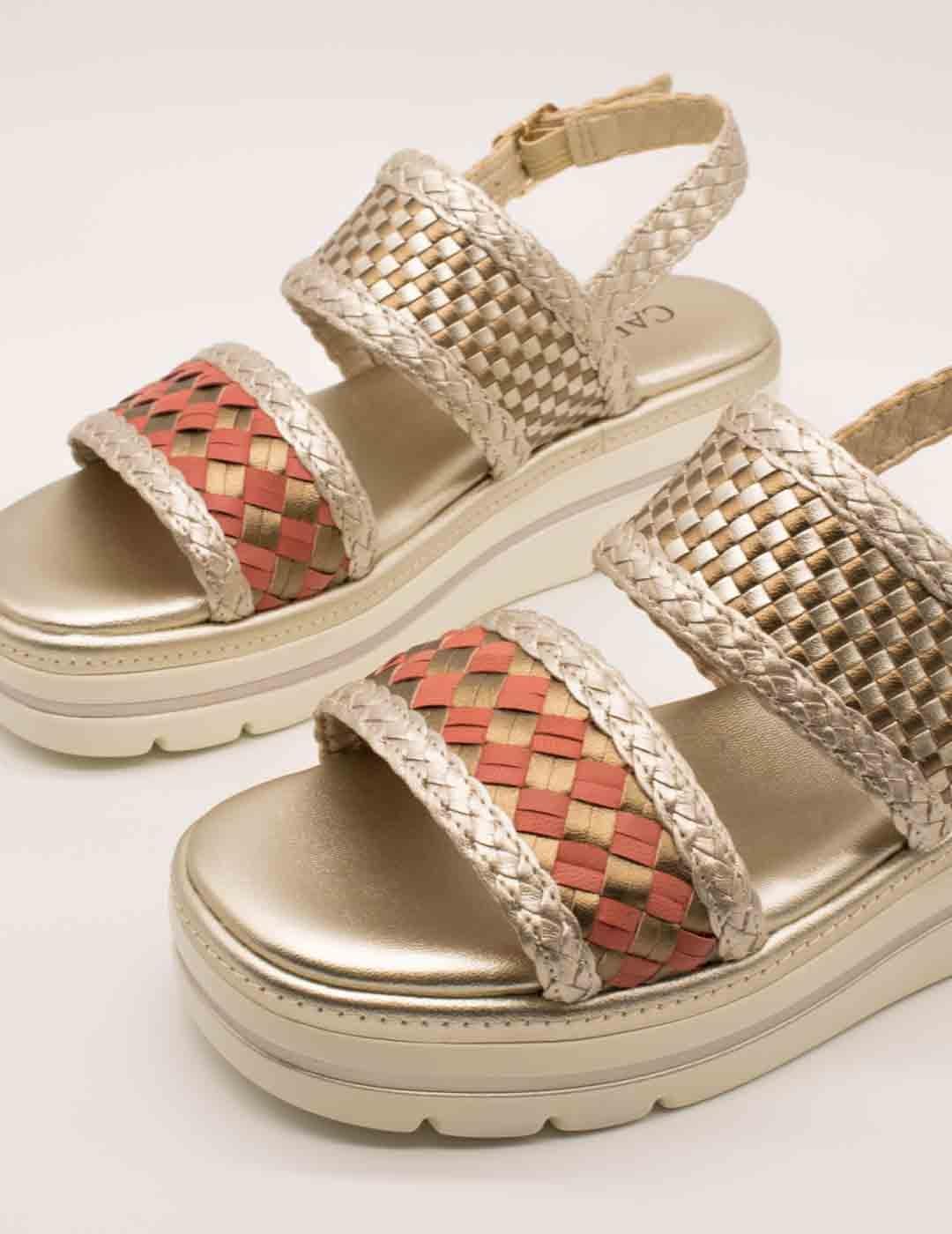 Sandalia Carmela 162255-01 Oro de Mujer