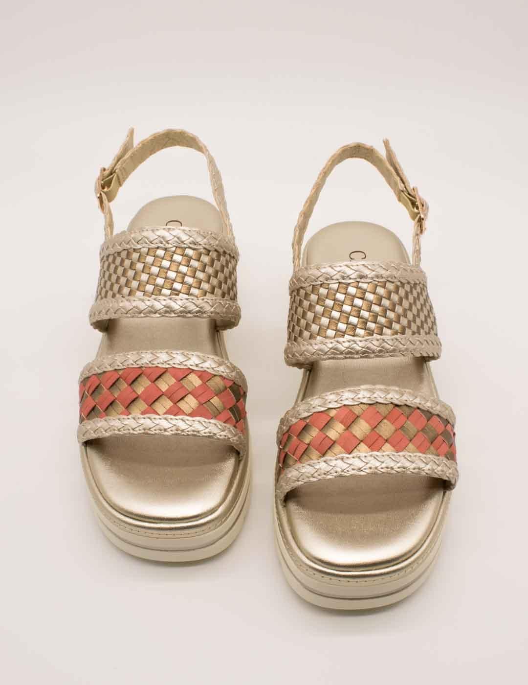 Sandalia Carmela 162255-01 Oro de Mujer