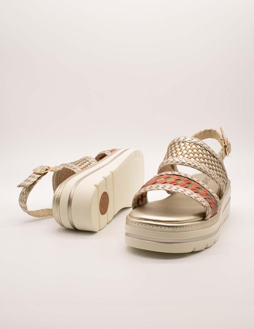 Sandalia Carmela 162255-01 Oro de Mujer