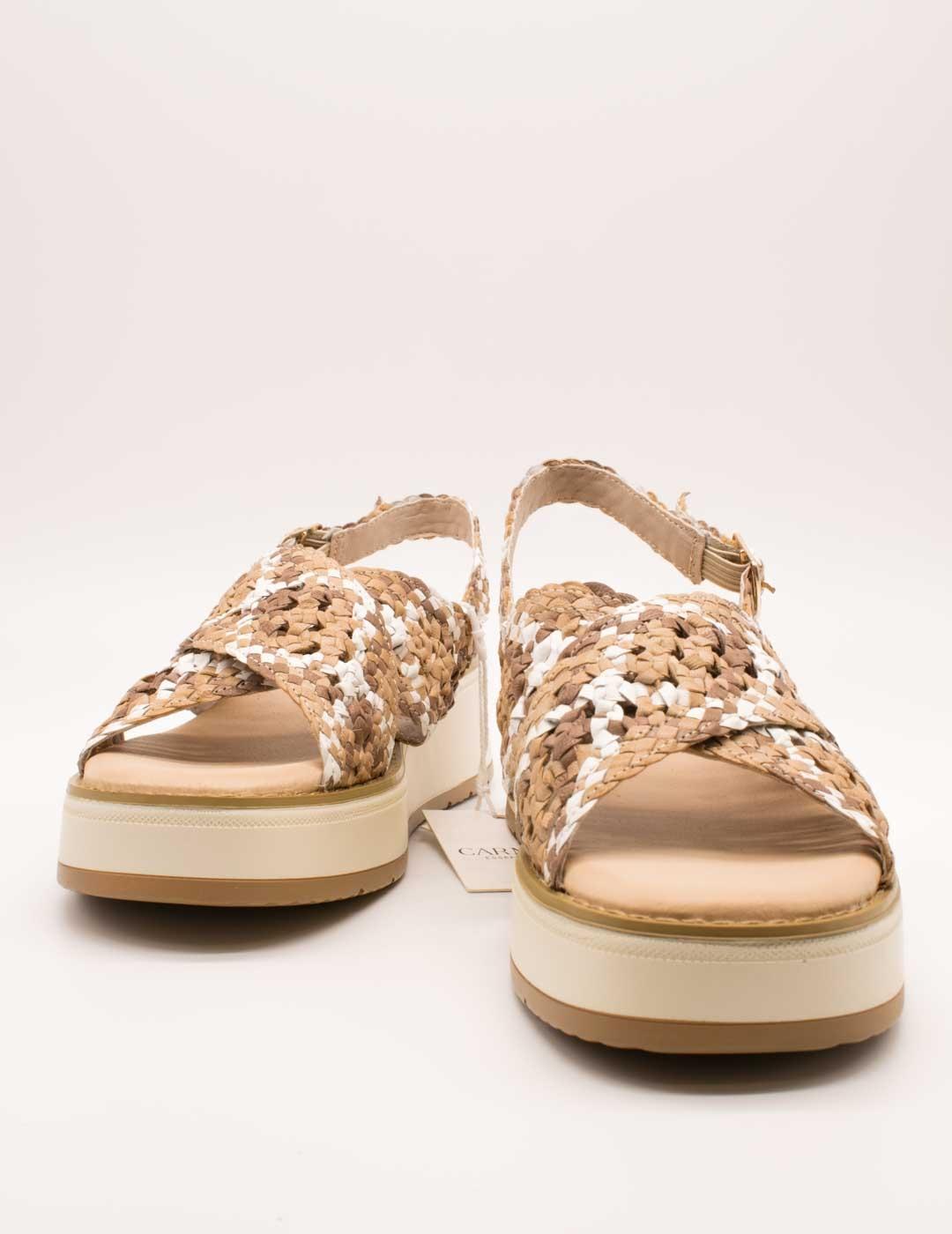 Sandalia Carmela 162306-02 Beige de Mujer