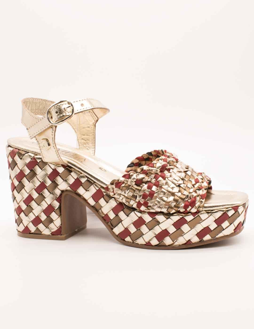 Sandalia Carmela 162224-02 Burdeos de Mujer