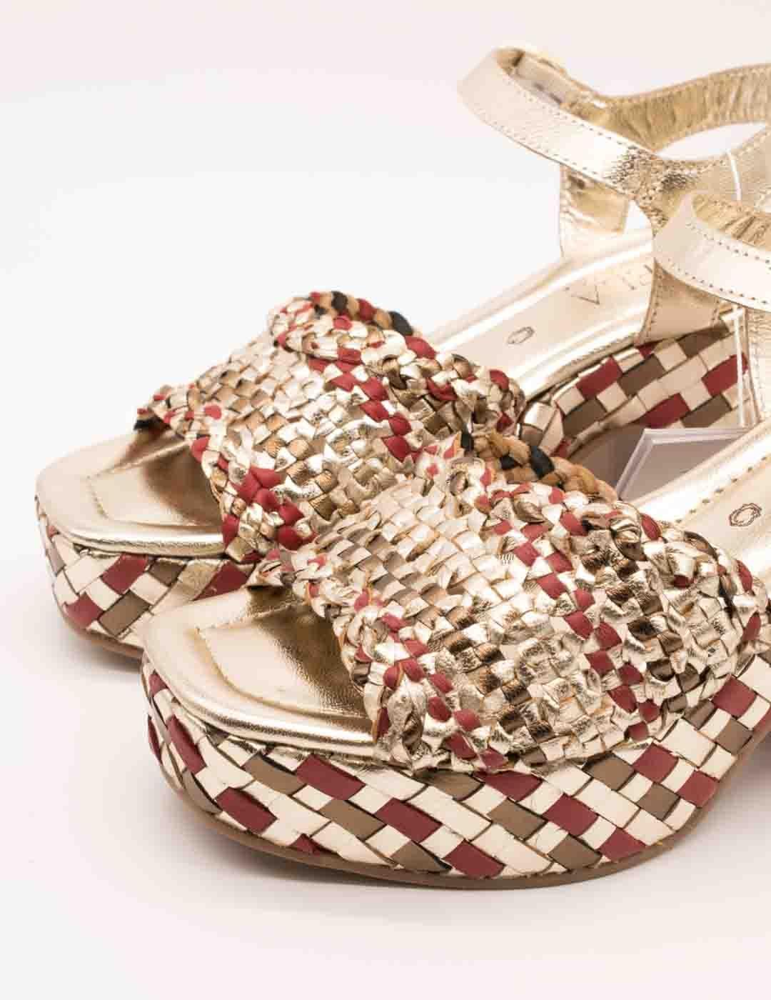 Sandalia Carmela 162224-02 Burdeos de Mujer