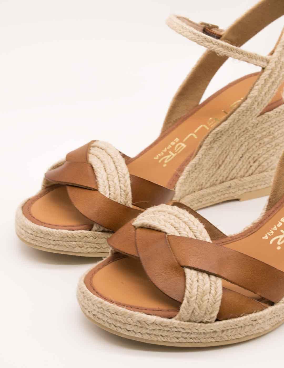 Esparto Casteller 30-21-874 Vaqueta Roble de Mujer