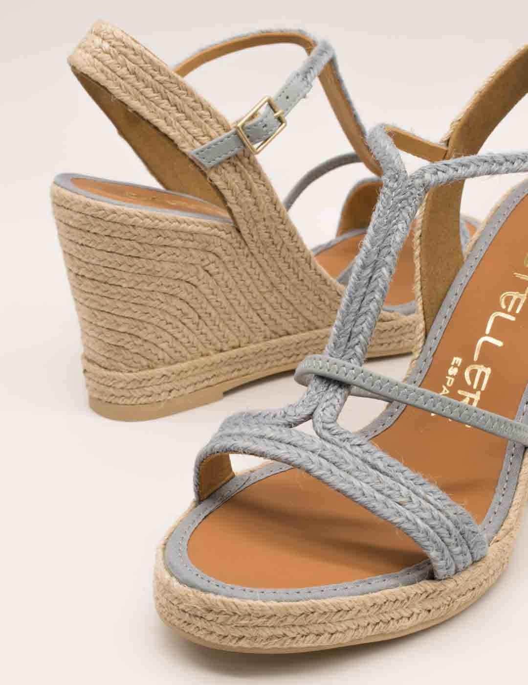 Esparto Casteller 49-21-936 Yute Azul Perla de Mujer