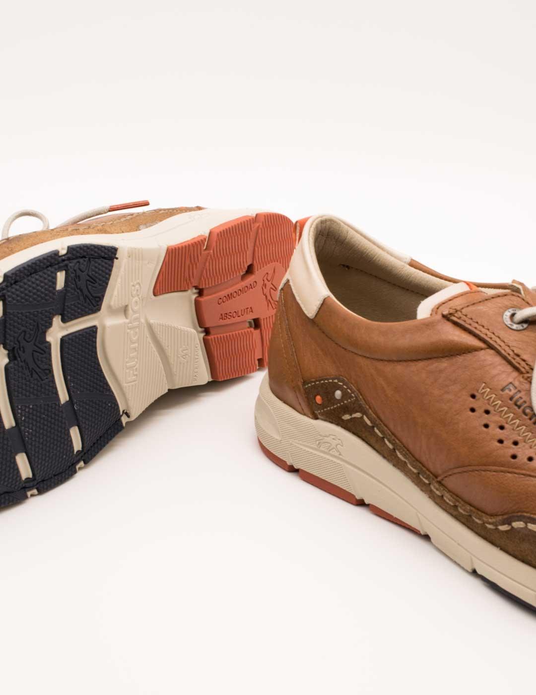 Zapato Fluchos F2150 Piel Kodiak Cuero de Hombre