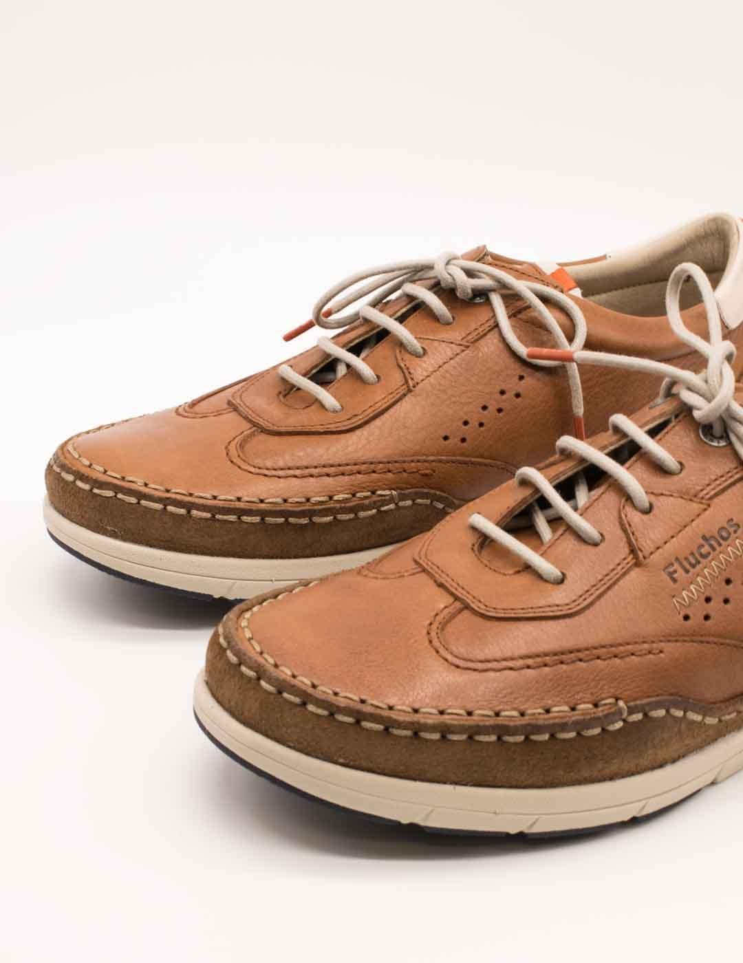 Zapato Fluchos F2150 Piel Kodiak Cuero de Hombre