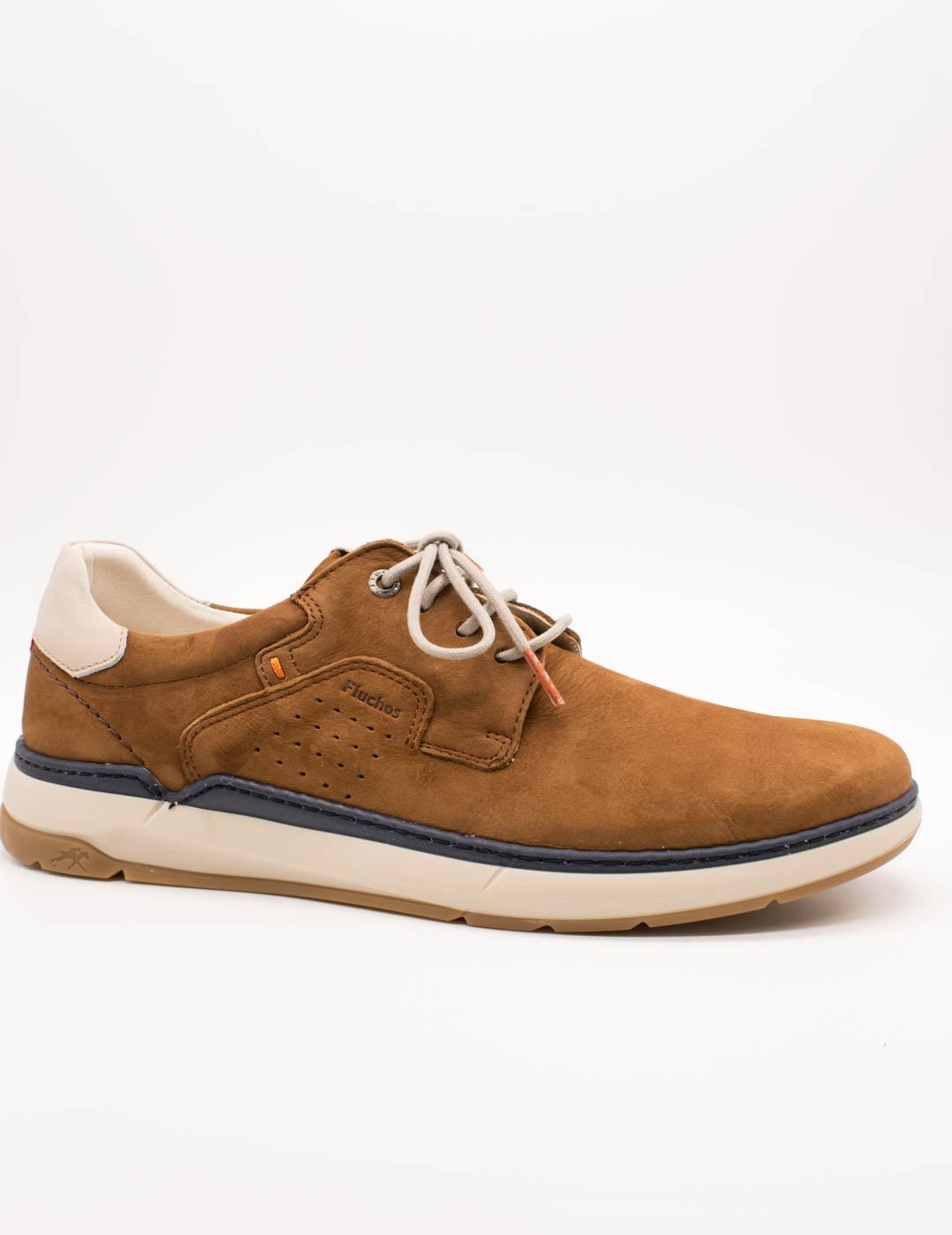 Zapato Fluchos F2212 Nobuck Delbuck Cuero de Hombre