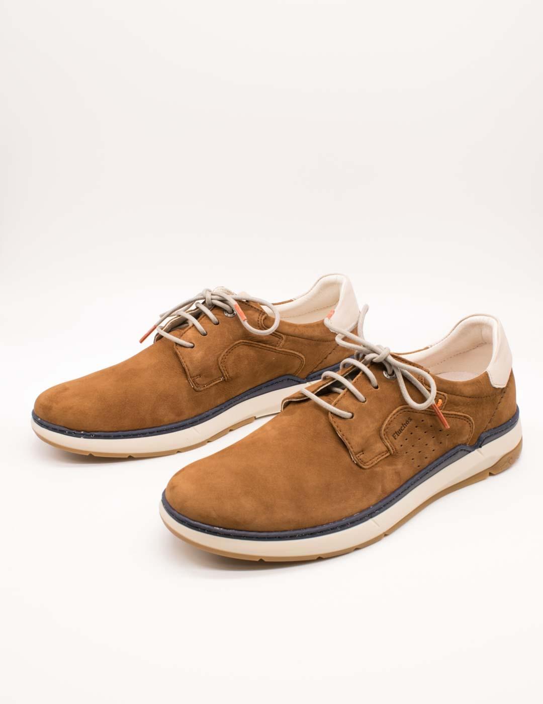 Zapato Fluchos F2212 Nobuck Delbuck Cuero de Hombre