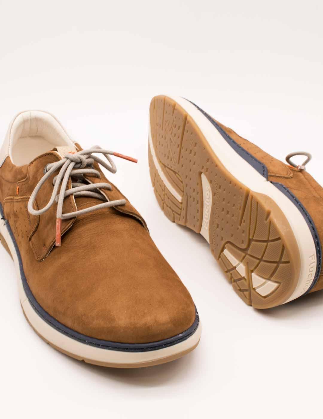 Zapato Fluchos F2212 Nobuck Delbuck Cuero de Hombre