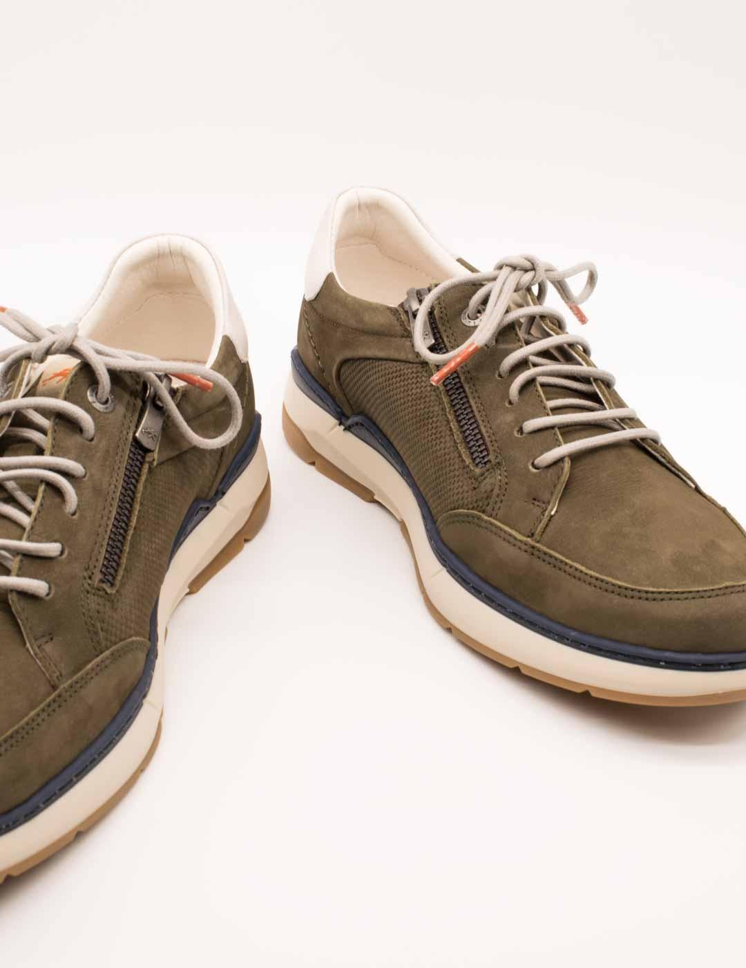 Zapato Fluchos F2211 Nobuck Delbuck Stone de Hombre