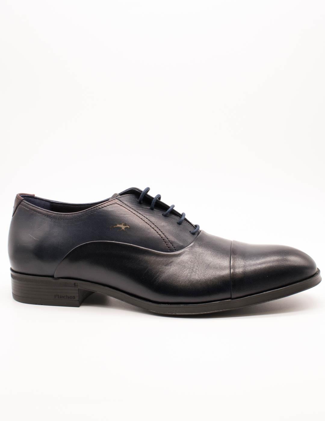 Zapato Fluchos F1837 Piel Habana Oceano de Hombre